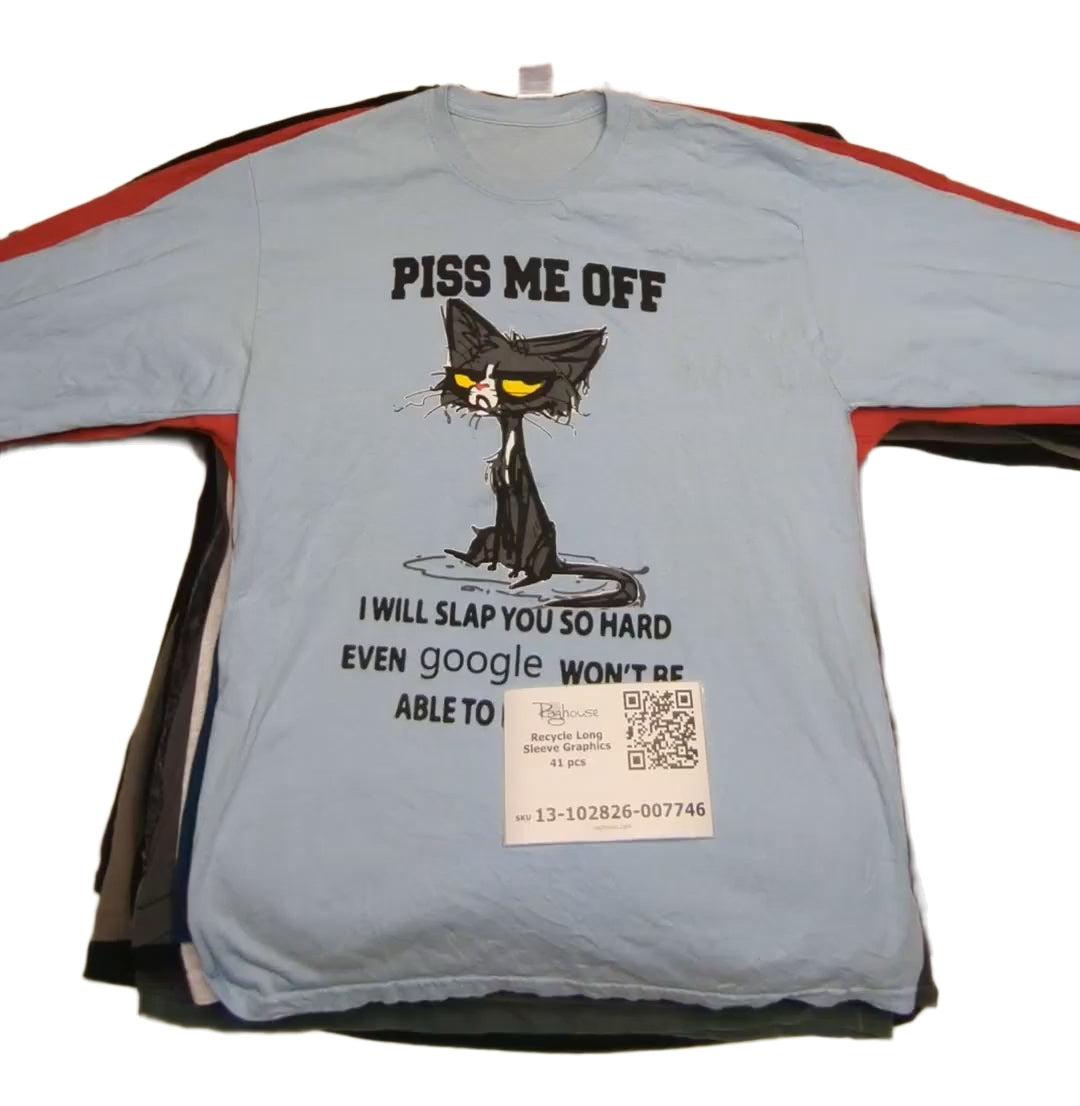 Recycle Long Sleeve Graphics 41 pcs