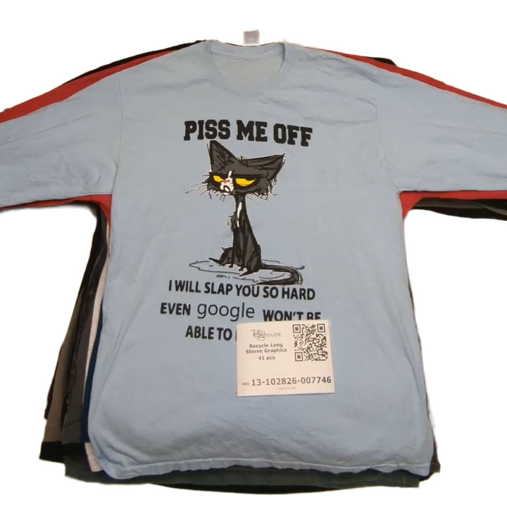 Recycle Long Sleeve Graphics 41 pcs