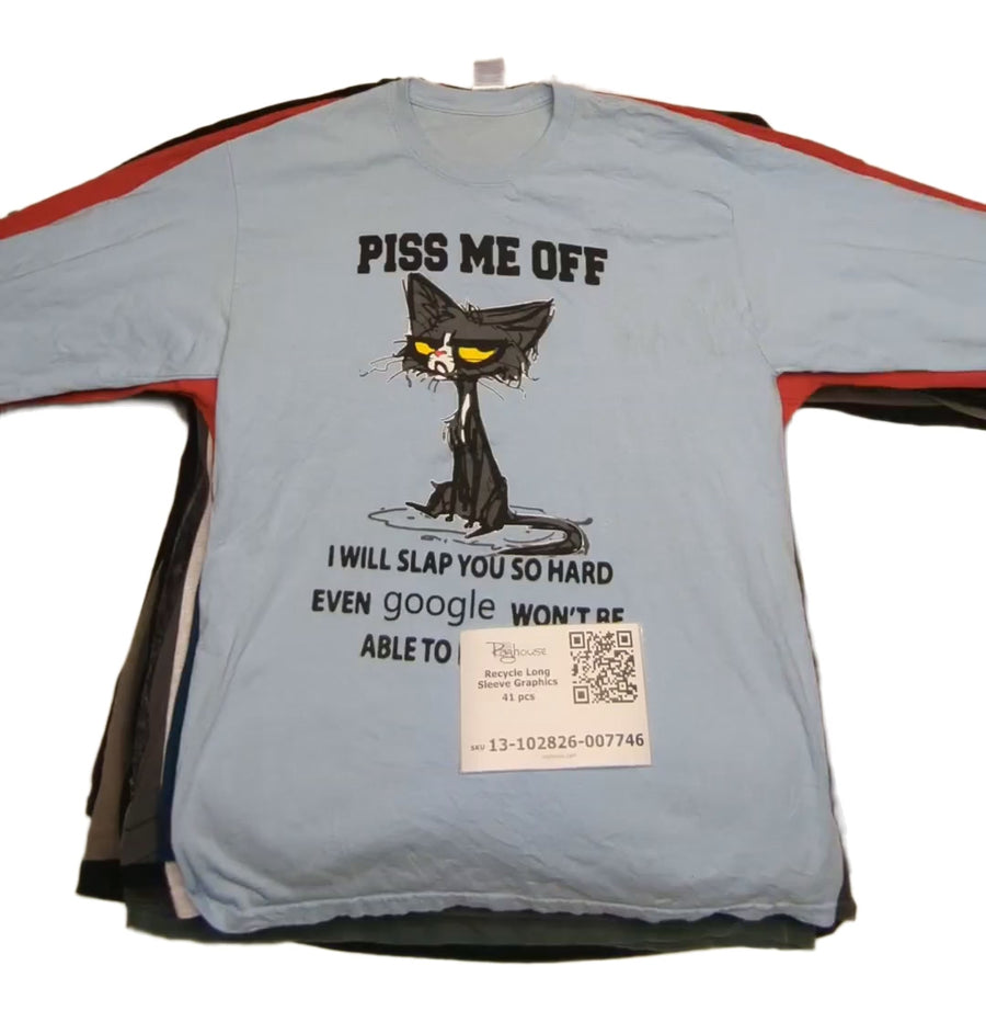 Recycle Long Sleeve Graphics 41 pcs