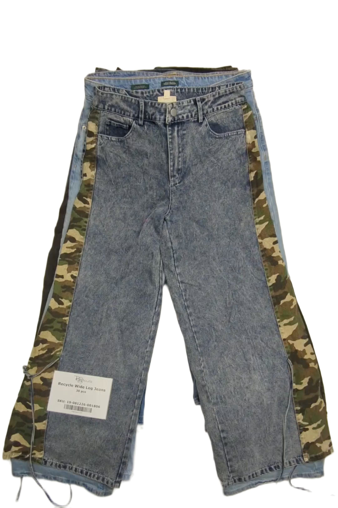 Recycle Wide Leg Jeans 30 pcs
