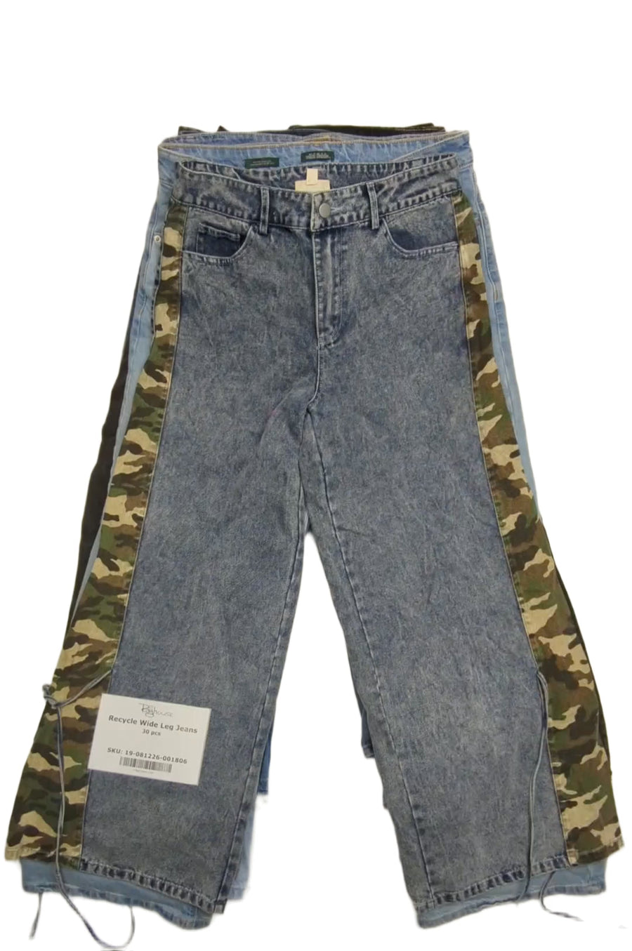 Recycle Wide Leg Jeans 30 pcs
