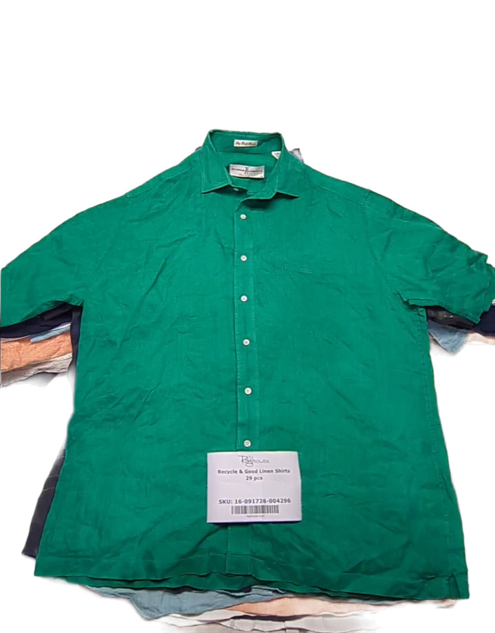 Recycle & Good Linen Shirts 29 pcs
