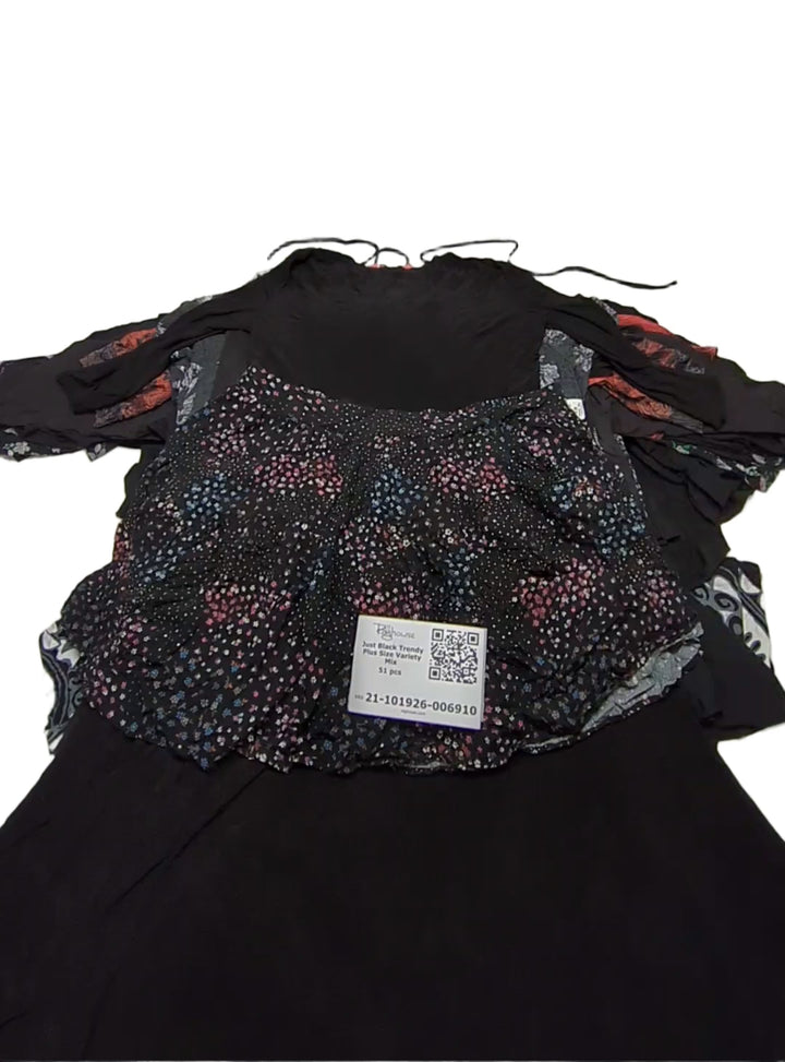 Just Black Trendy Plus Size Variety Mix 51 pcs