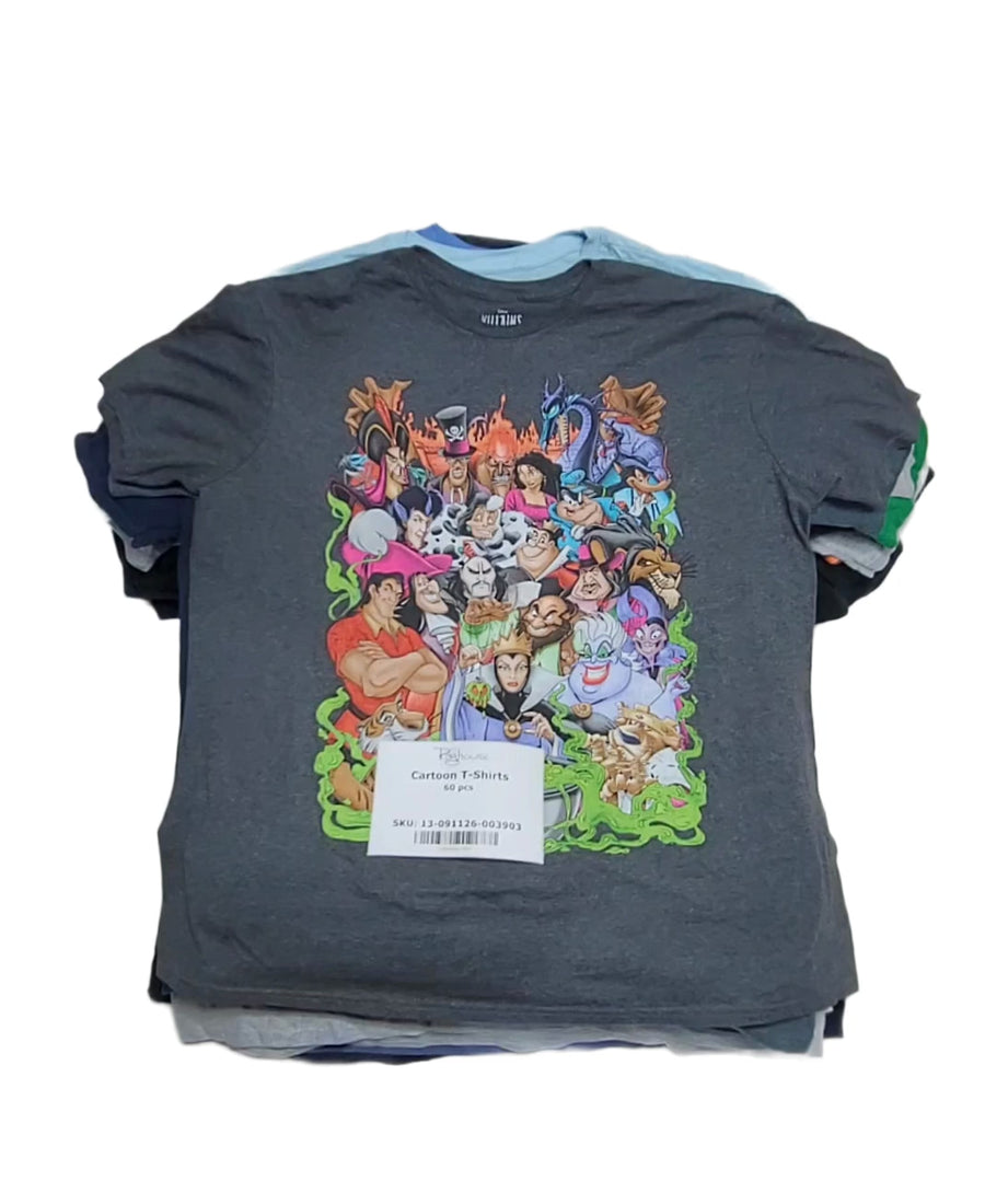 Cartoon T-Shirts 60 pcs
