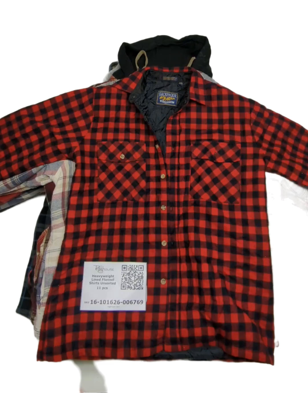 Heavyweight Lined Flannel Shirts Unsorted 11 pcs