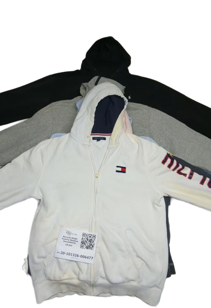 Recycle Ralph Tommy Nautica Sweatshirts 18 pcs