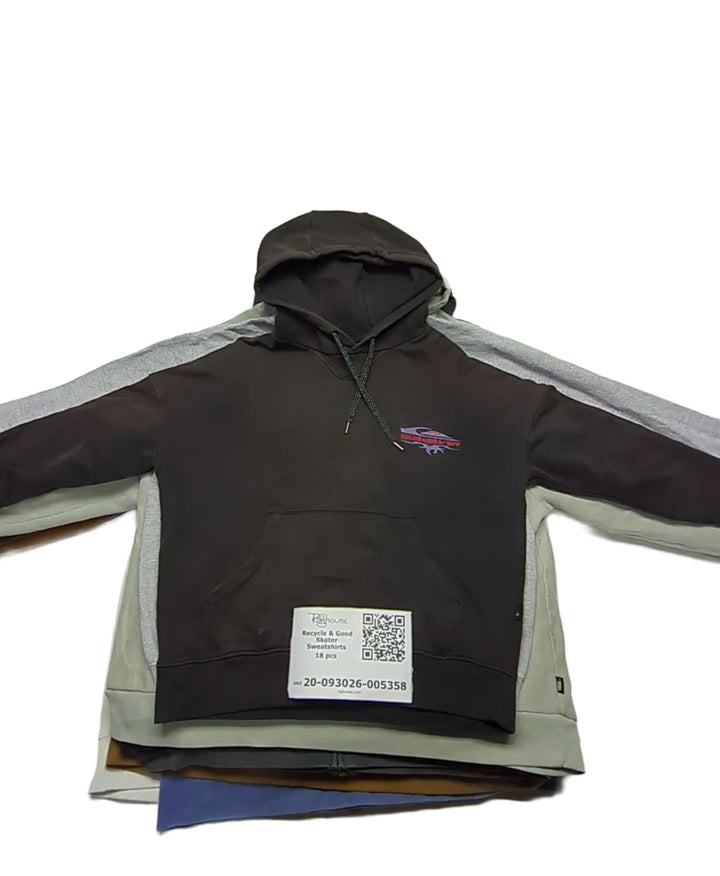 Recycle & Good Skater Sweatshirts 18 pcs