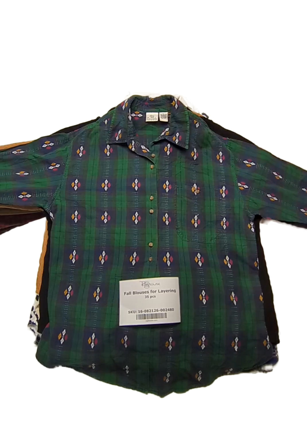 Fall Blouses for Layering 35 pcs