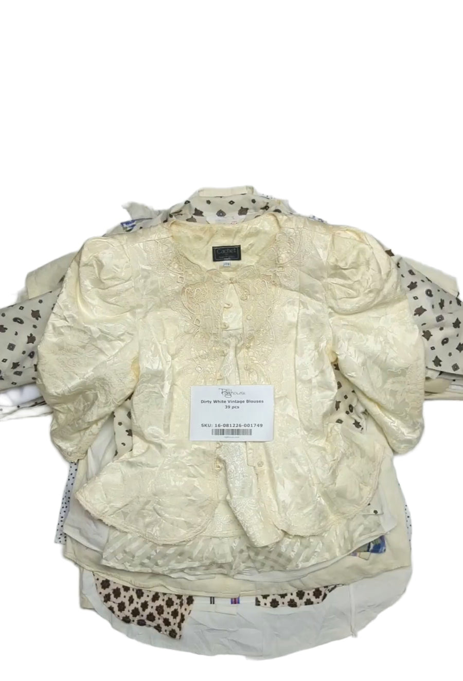 Dirty White Vintage Blouses 39 pcs