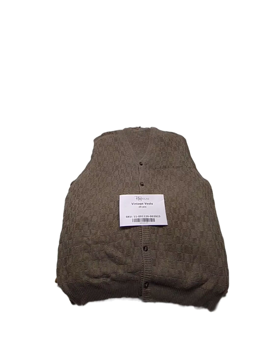 Vintage Sweater Vests 26 pcs