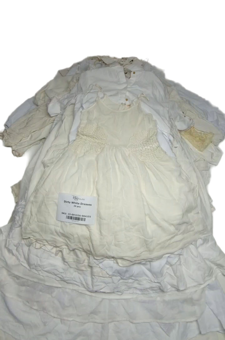 Dirty White Dresses 39 pcs