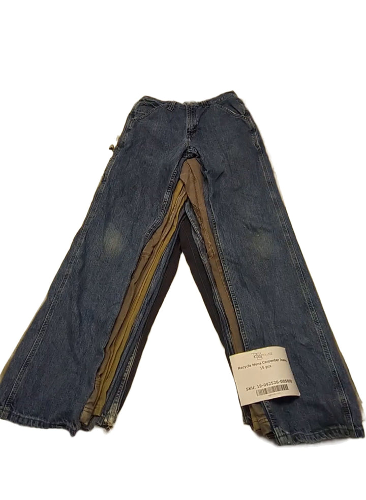 Recycle Mens Carpenter Jeans 15 pcs