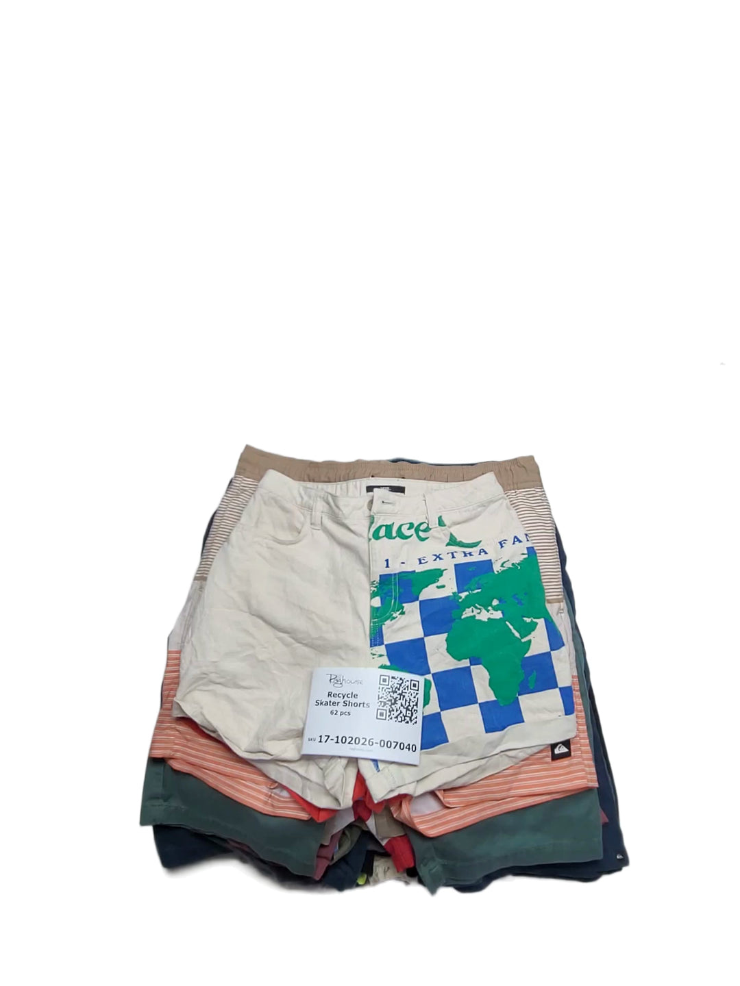 Recycle Skater Shorts 62 pcs