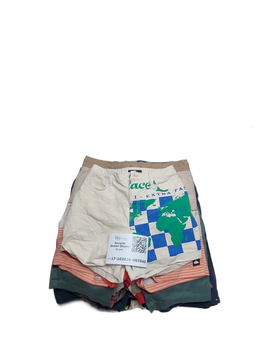 Recycle Skater Shorts 62 pcs