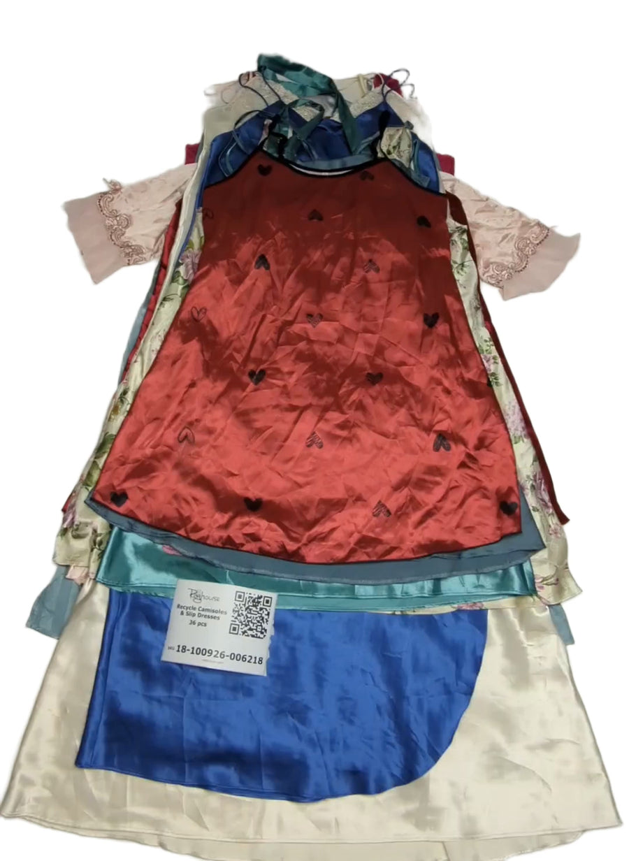 Recycle Camisoles & Slip Dresses 36 pcs