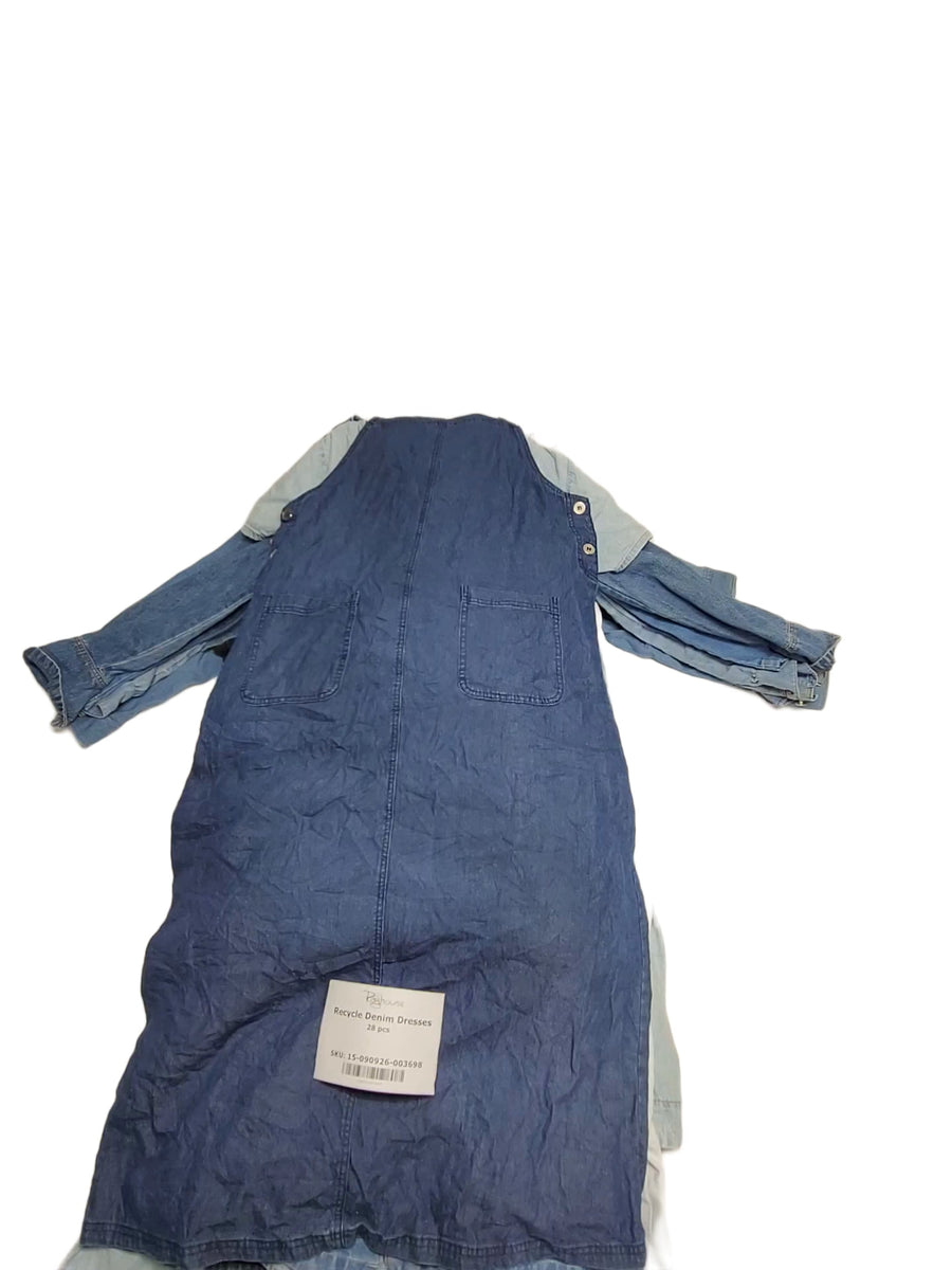 Recycle Denim Dresses 28 pcs