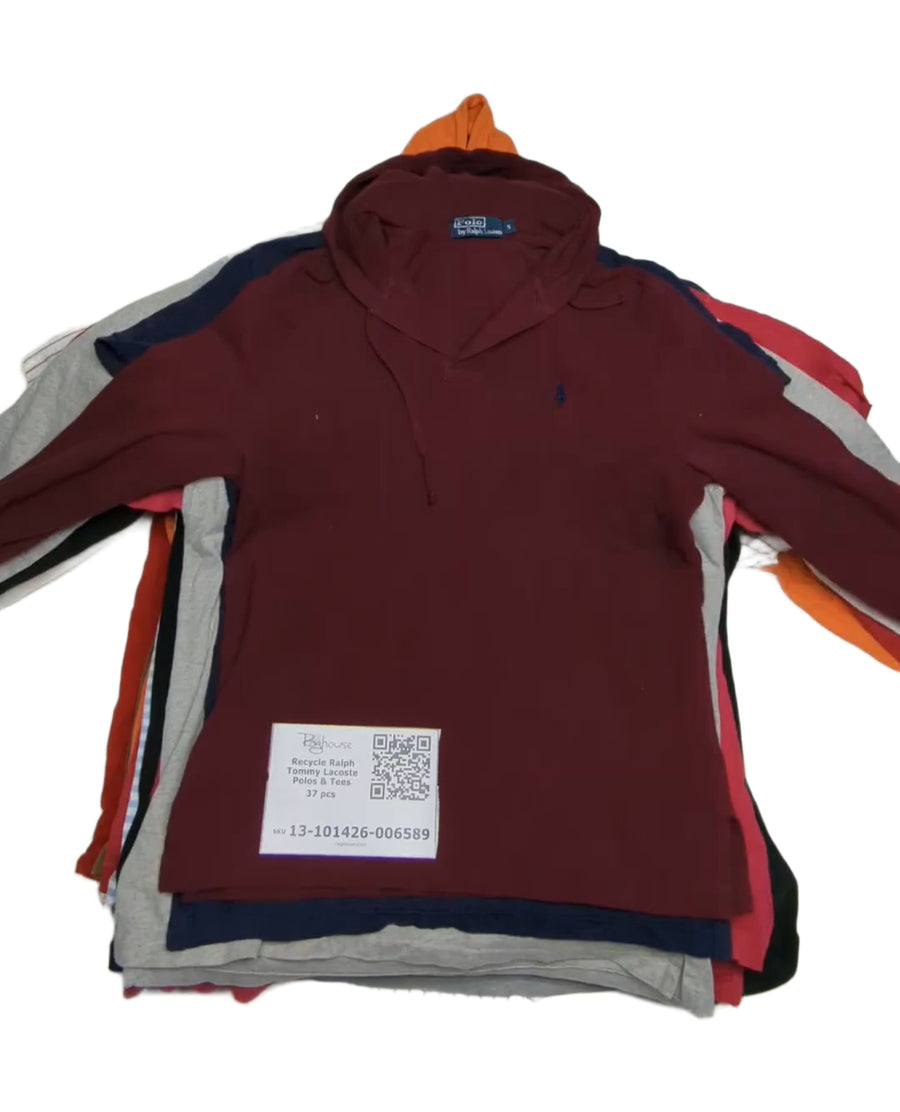 Recycle Ralph Tommy Lacoste Polos & Tees 37 pcs