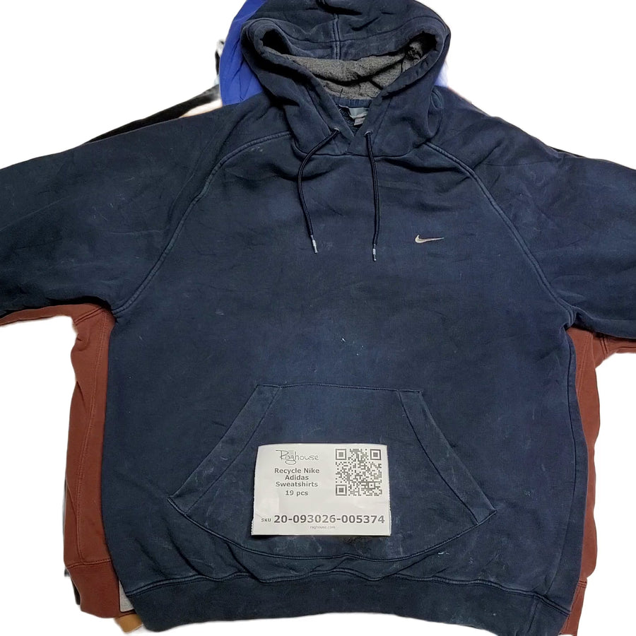 Recycle Nike Adidas Sweatshirts 19 pcs