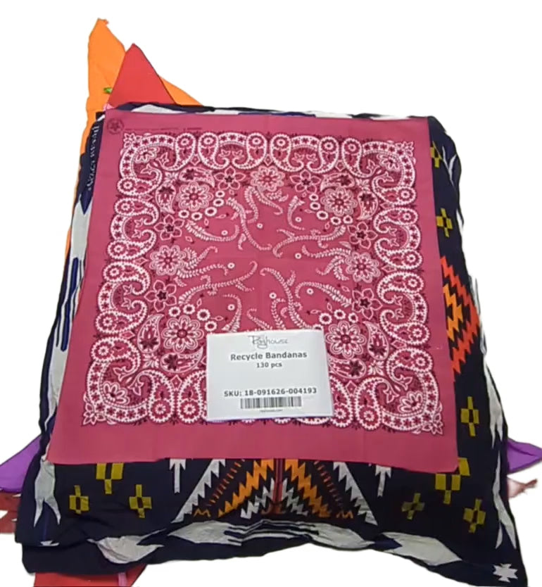 Recycle Bandanas 130 pcs