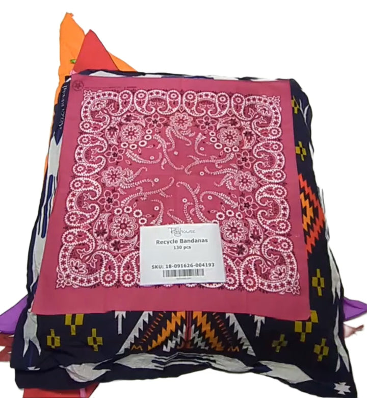 Recycle Bandanas 130 pcs