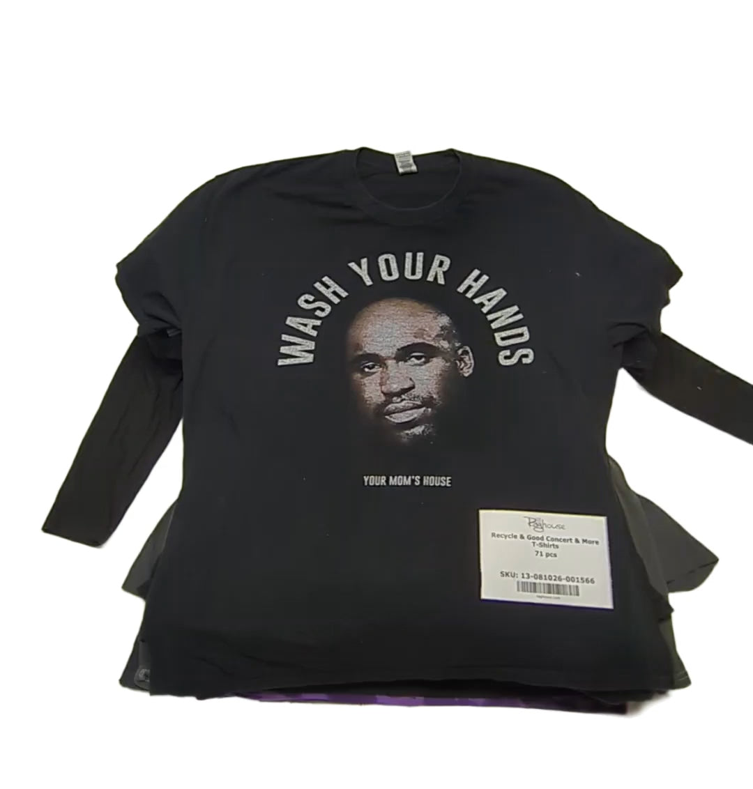 Recycle & Good Concert & More T-Shirts 71 pcs