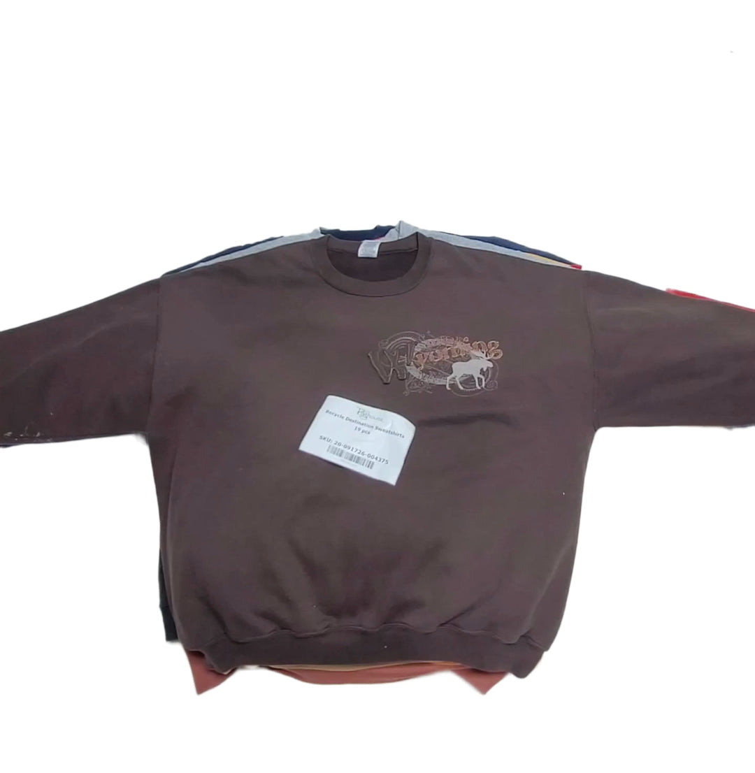 Recycle Destination Sweatshirts 19 pcs