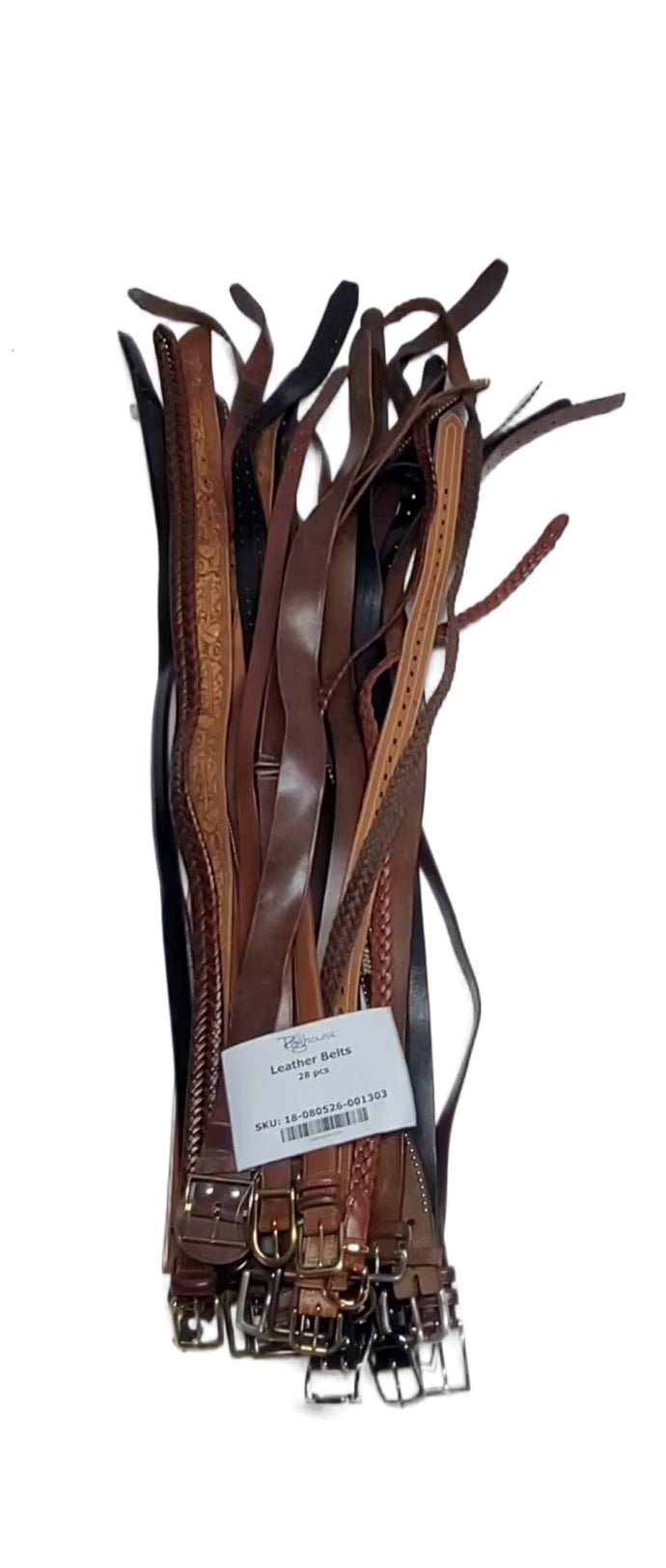 Leather Belts 28 pcs
