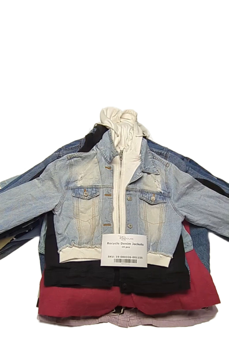 Recycle Denim Jackets 19 pcs