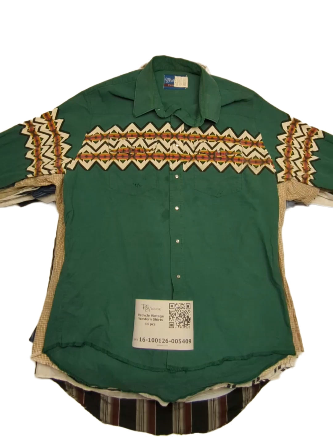 Recycle Vintage Western Shirts 44 pcs