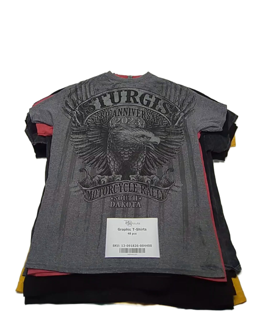Graphic T-Shirts 48 pcs