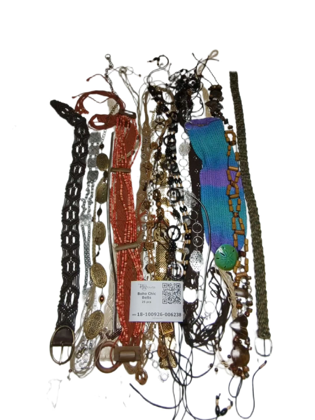 Boho Chic Belts 25 pcs