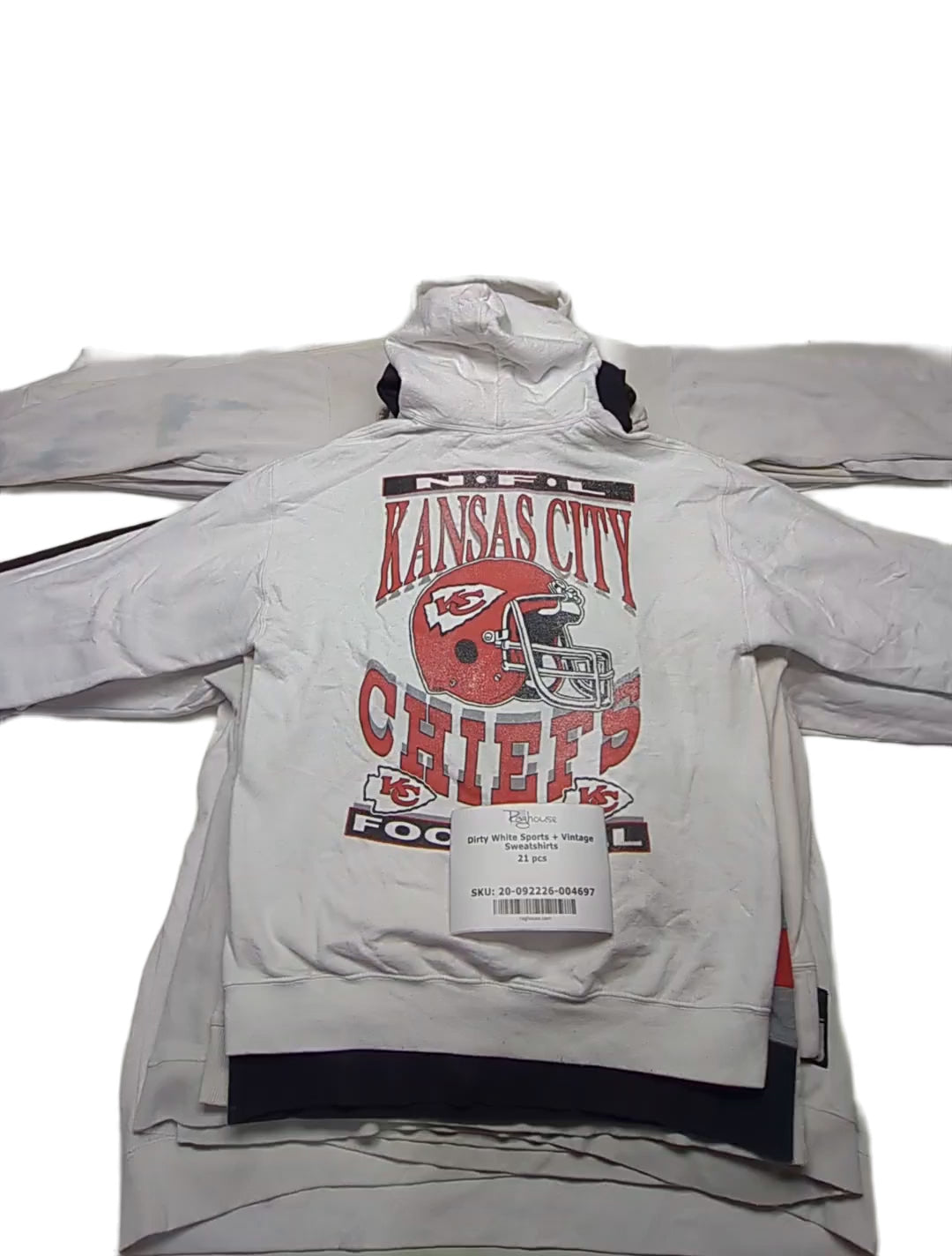 Dirty White Sports + Vintage Sweatshirts 21 pcs
