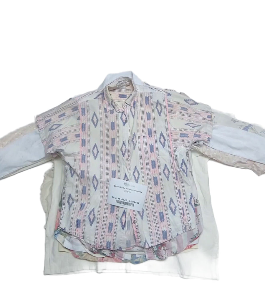 Dirty White Vintage Blouses 39 pcs