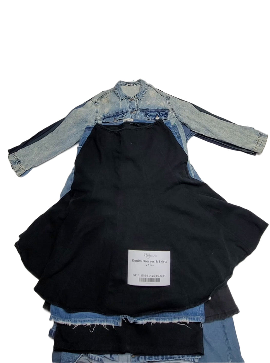 Denim Dresses & Skirts 27 pcs