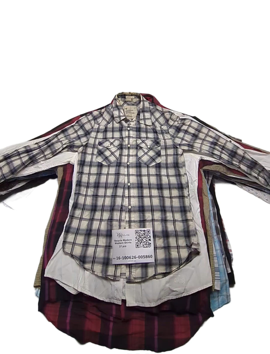 Recycle Modern Western Shirts 37 pcs