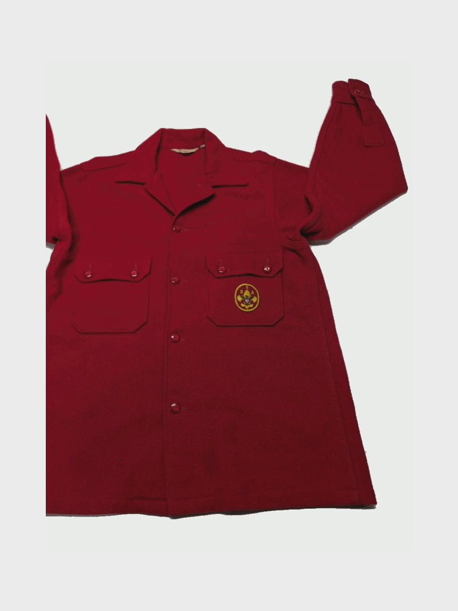 Vintage Wool Boy Scout Shirt 44 1 pc