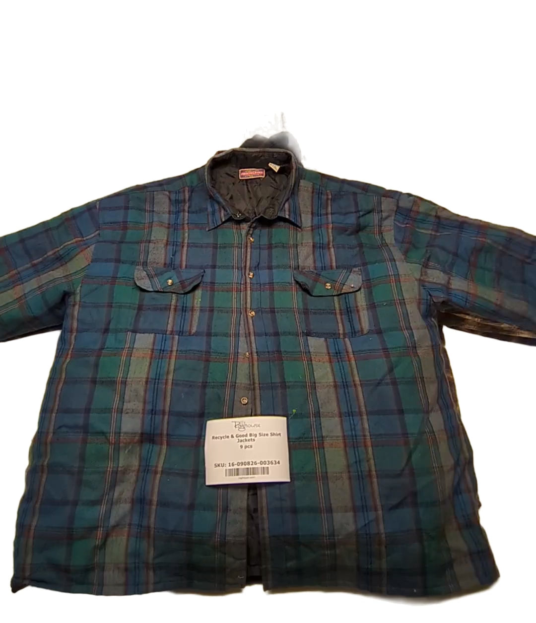 Recycle & Good Big Size Shirt Jackets 9 pcs