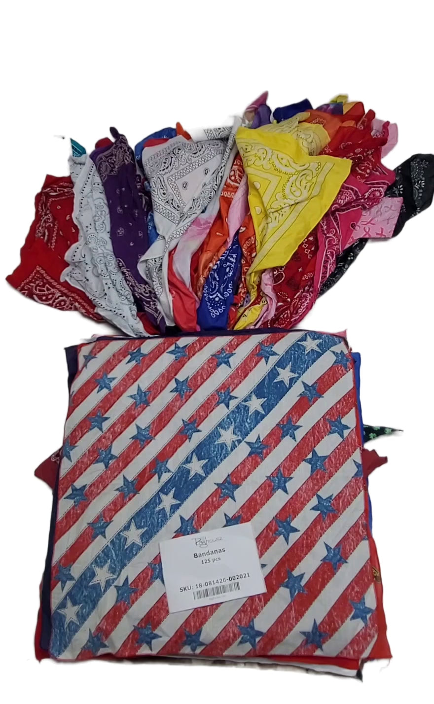 Bandanas 125 pcs