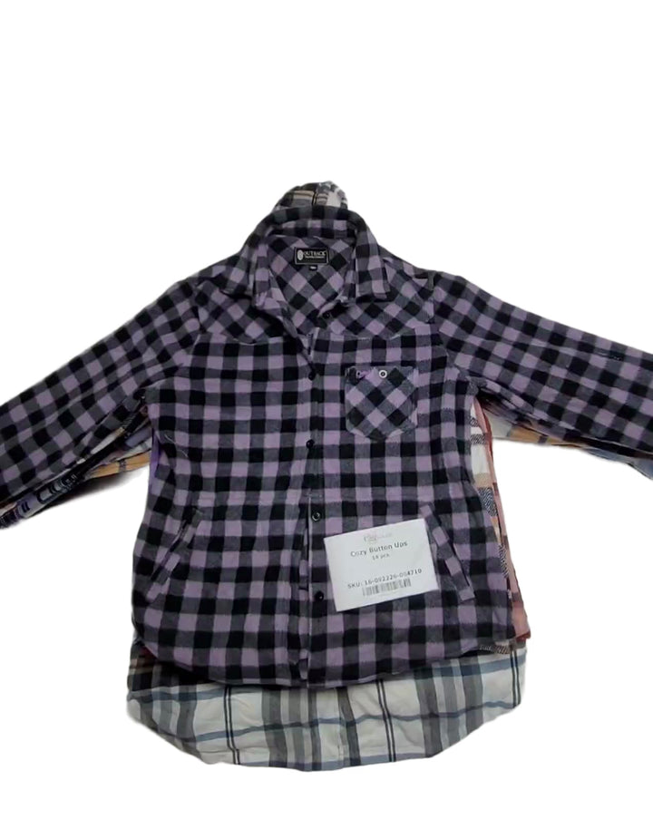 Cozy Button Ups 14 pcs