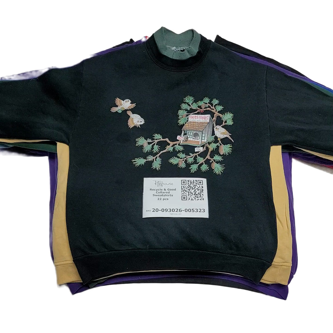 Recycle & Good Collared Sweatshirts 22 pcs