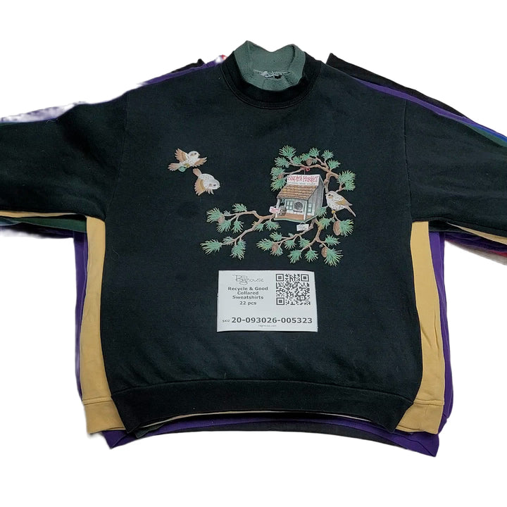 Recycle & Good Collared Sweatshirts 22 pcs