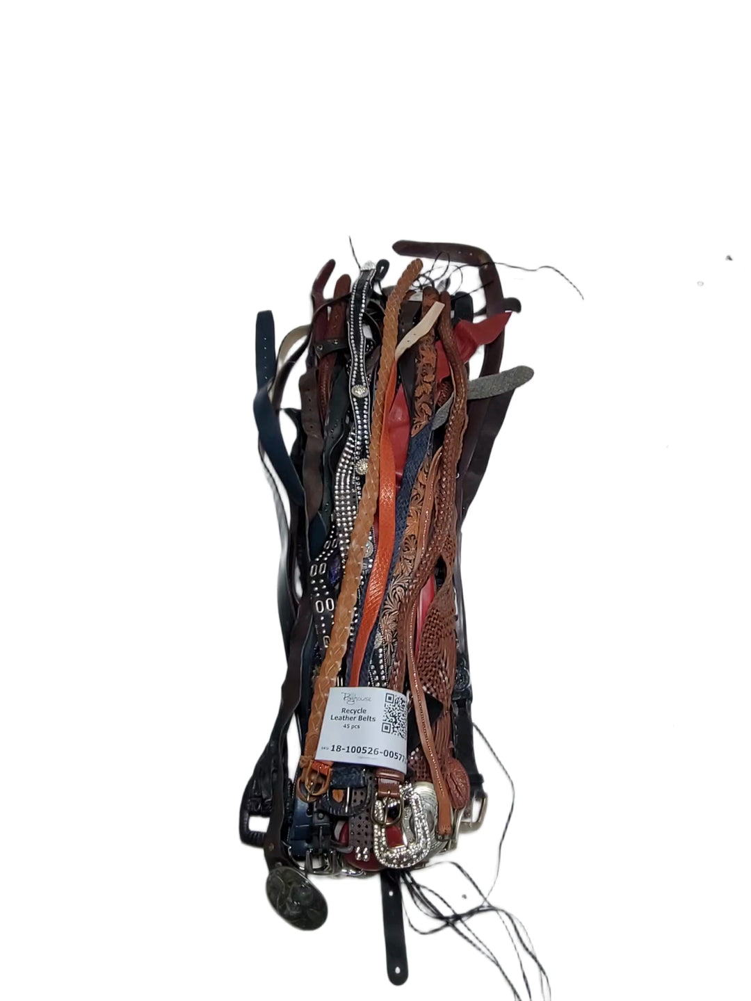 Recycle Leather Belts 45 pcs
