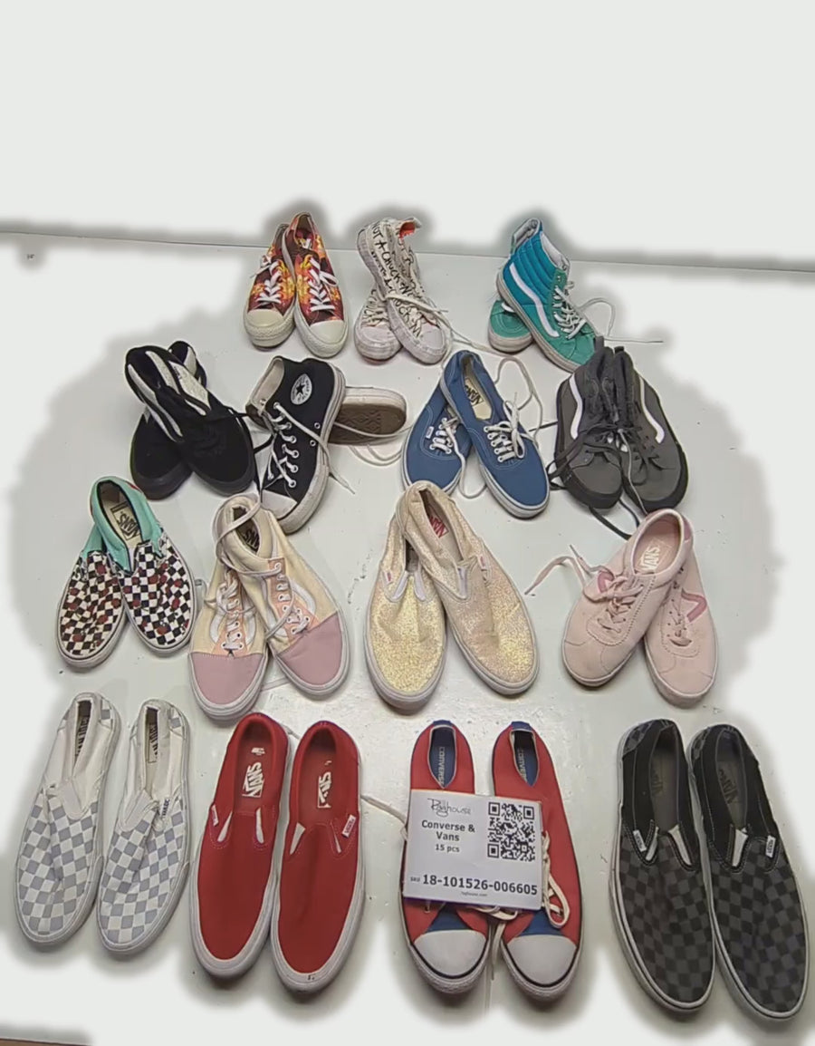 Converse & Vans 15 pcs