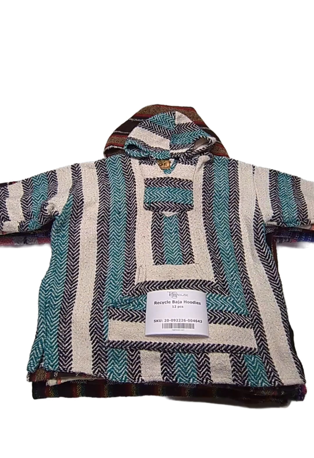 Recycle Baja Hoodies 12 pcs