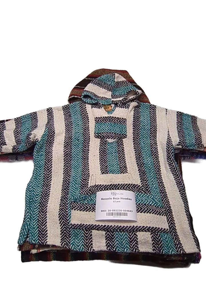 Recycle Baja Hoodies 12 pcs