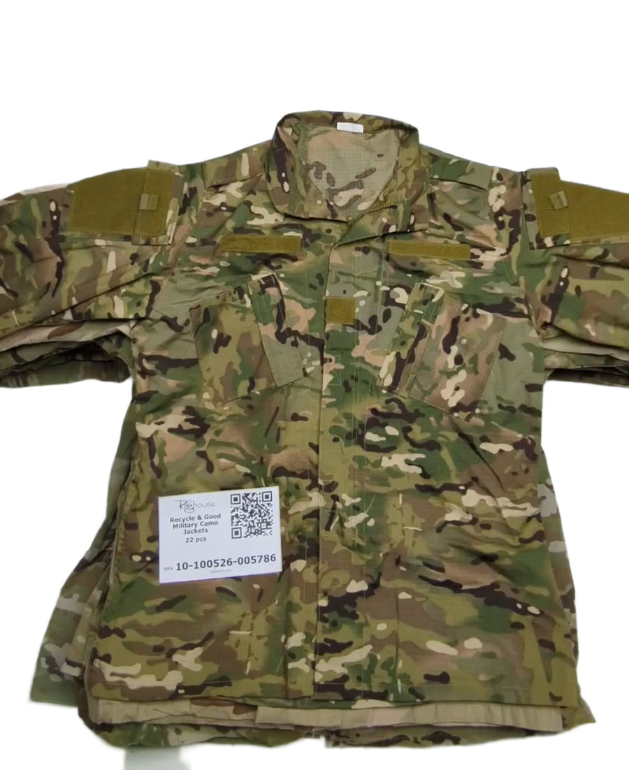 Recycle & Good Military Camo Jackets 22 pcs