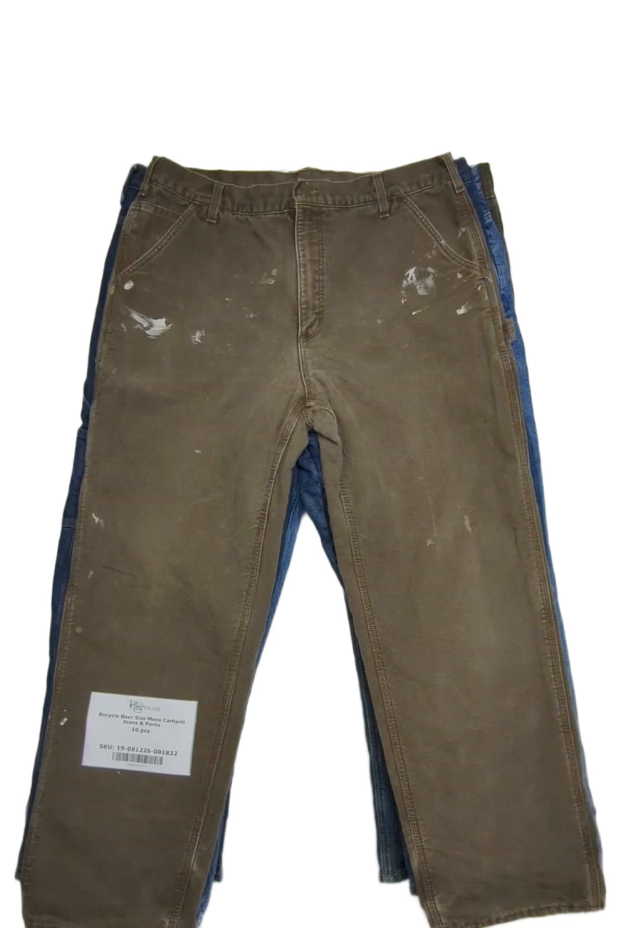 Recycle Over Size Mens Carhartt Jeans & Pants 10 pcs