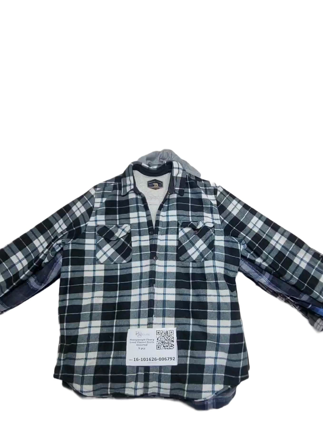 Heavyweight Fleecy Lined Flannel Shirts Unsorted 9 pcs