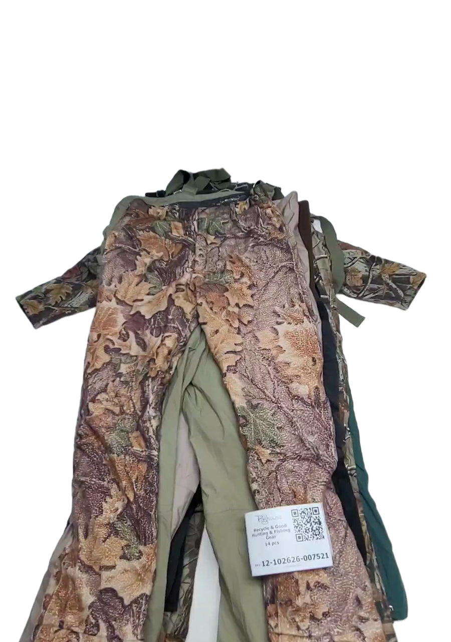 Recycle & Good Hunting & Fishing Gear 14 pcs