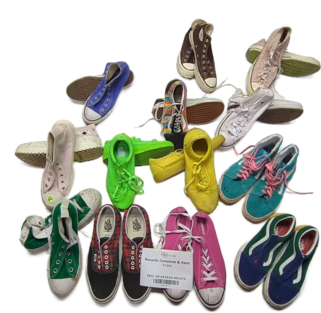 Recycle Converse & Vans 13 pcs